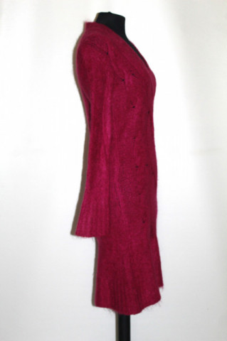 Pulover mohair Artigli – roz fucsia, vibe retro - Img 2