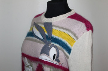 Pulover retro Bugs Bunny anii '80