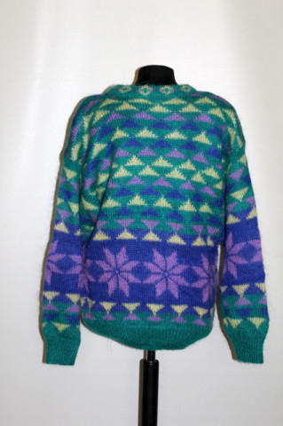 Pulover retro din mohair anii '80