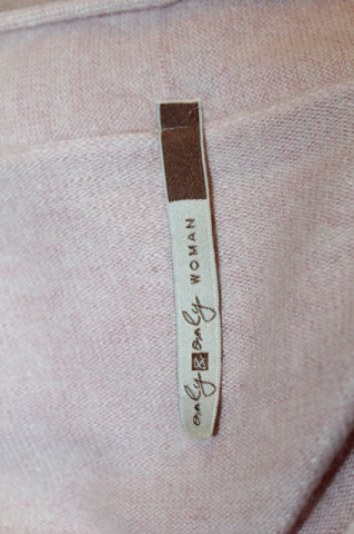 Pulover roz porțelan Only & Only – tricot fin vintage, stil Lolita - Img 6