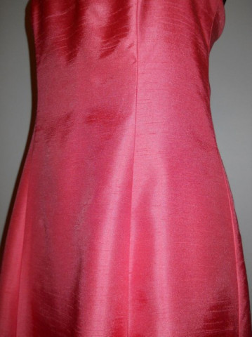 Rochie de seara vintage roz "Vera Mont" anii '70