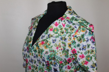 Rochie flori multicolore anii '70