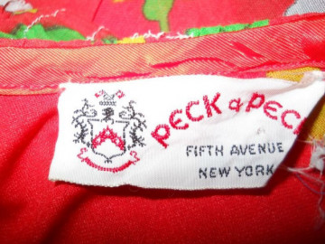 Rochie maxi vintage "Peck & Peck" anii '60
