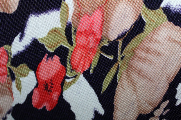 Rochie print floral stilizat anii 90