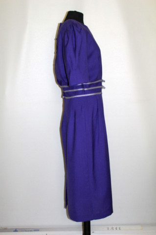 Rochie retro violet anii '80