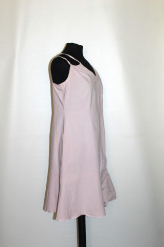 Rochie roz Caraco – vintage anii ’90, model casual  - Img 4