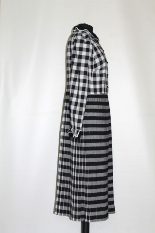 Rochie vintage carouri și dungi anii ’50 – clasică  - Img 2
