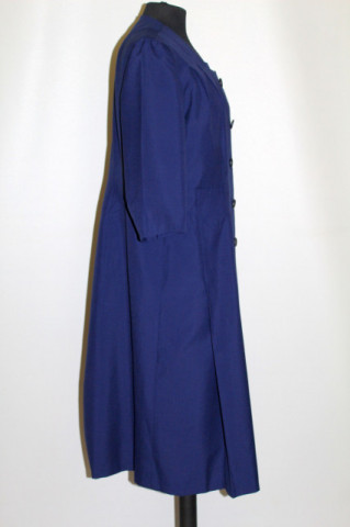 Rochie vintage din stofa bleumarin anii '50