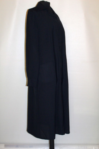 Rochie vintage neagră Trevira anii 70