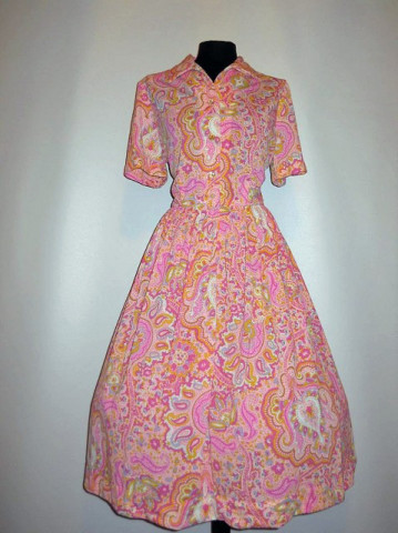Rochie vintage "Pennypacker" anii '50