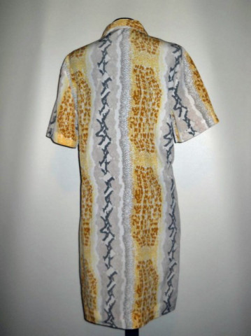 Rochie vintage snake print anii '80 - Img 3