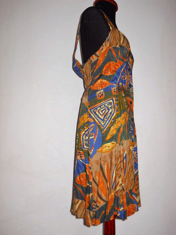 Salopeta jungle print anii '90