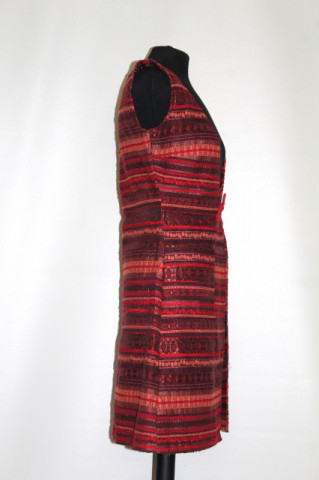 Vestă tapestry repro anii ’70 – retro boho chic - Img 2