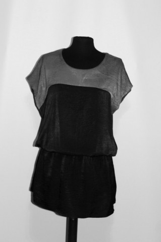 Bluza gri cu negru repro anii '80