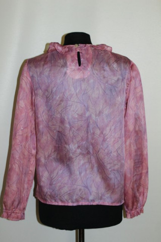 Bluza roz volanase anii '70