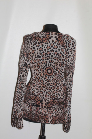 Bluză vintage animal print Roberto Cavalli – anii ’90 - Img 2