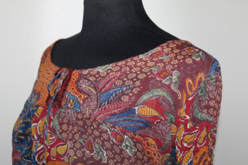 Bluză vintage cu print paisley multicolor – retro anii ’90 - Img 7