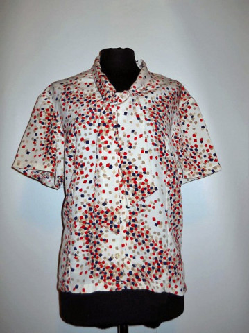 Bluza vintage model geometric "Daxon" anii '70