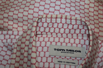 Cămașă bărbătească Tom Tailor cu print fagure – casual clasic  - Img 8