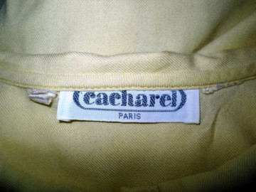 Camasa galbena "Cacharel" anii '70
