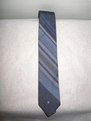 Cravata clasica albastra "Pierre Cardin" anii '60