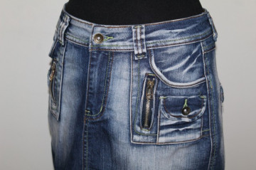 Fustă mini jeans Hikaryo anii 90