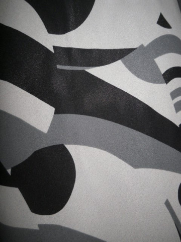 Fusta print geometric gri anii '90