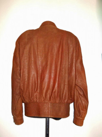 Jacheta retro din piele "Penny Howson" anii '80