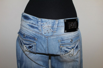 Jeans aspect uzat "genie Denim"