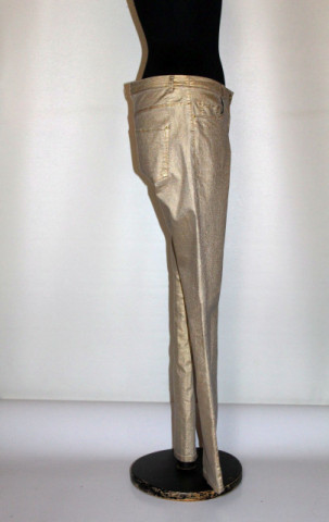 Jeans auriu retro – repro anii ’90, vibe grunge urban - Img 2