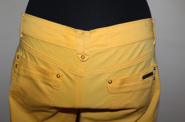 Jeans galben intens – retro repro anii ’90 - Img 4