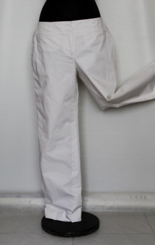 Pantaloni albi " Ann Taylor Loft"