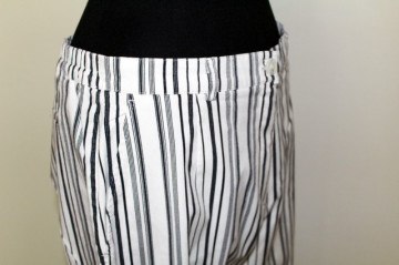 Pantaloni retro dungi verticale anii '80