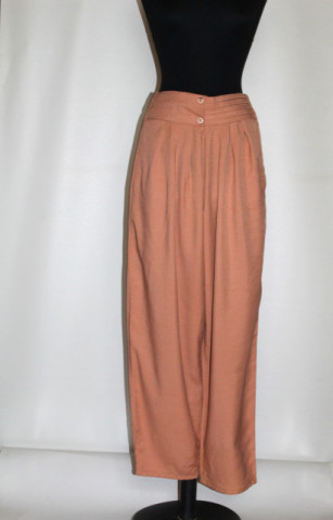 Pantaloni retro maro scorțișoară – anii ’80