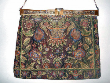 Poseta Art Deco tapestry anii '20