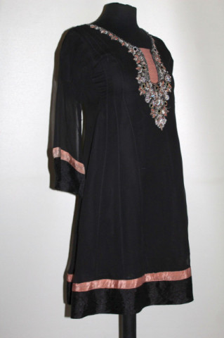 Rochie broderie stil etnic anii 90