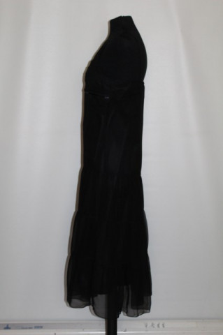 Rochie de ocazie din voal negru anii '90