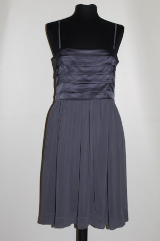 Rochie de ocazie gri repro anii 70