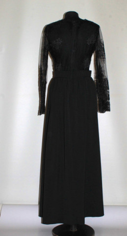 Rochie de seară cu bust din dantelă – repro anii ’70 - Img 3