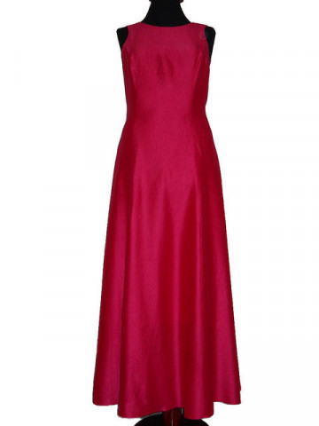Rochie de seara vintage din santung roz persan anii '60