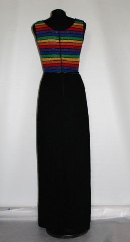 Rochie de seara vintage dungi anii '70