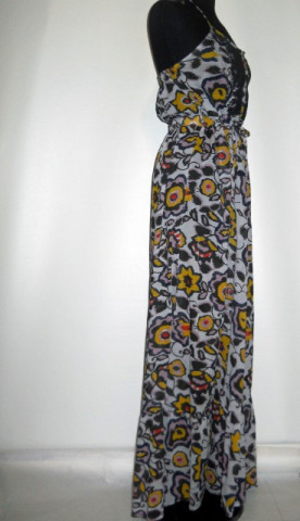 Rochie maxi batist repro anii '70