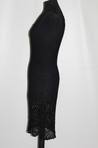 Rochie / overdress negru anii '90