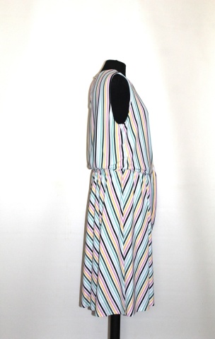Rochie pastel în dungi Tommy Hilfiger – stil casual feminin - Img 3