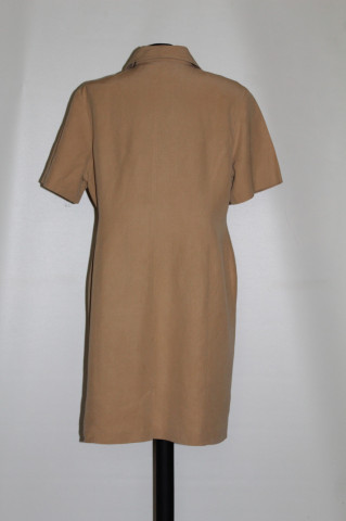 Rochie retro stil safari anii ’90 – bej-caramel, Marks & Spencer - Img 2
