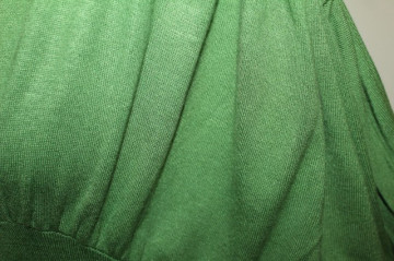 Rochie tricotata verde muschi repro anii '80