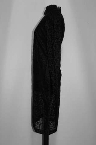 Rochie vintage din dantela neagra anii '60
