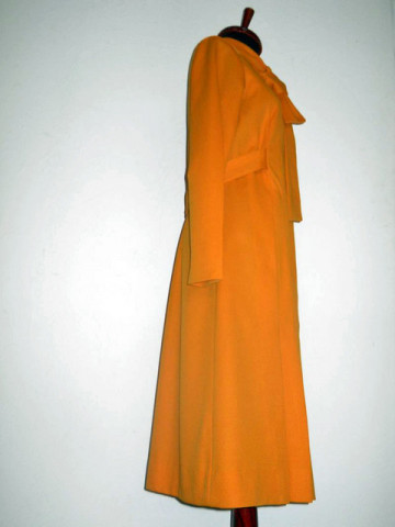 Rochie vintage Portland orange anii '60
