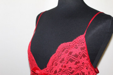 Babydoll roșu repro anii 60