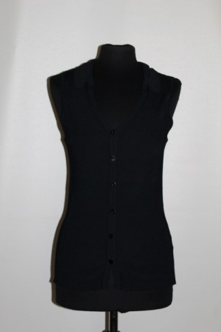 Bluza din tricot negru repro anii '60